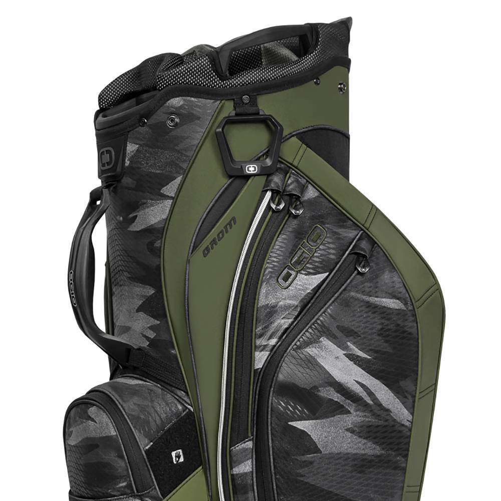OGIO Grom 2X Barrel Top 8 Pocket/Ball Pocket Cart Golf Bag, Camo Moss (2 Pack)