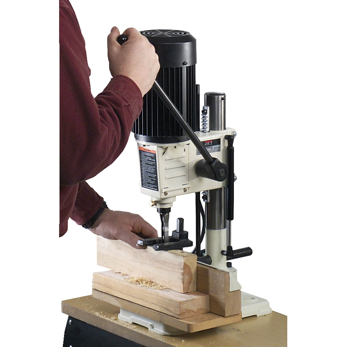 Jet 708580 Benchtop Woodworking Hollow Chisel Mortiser Drill Mortising Machine