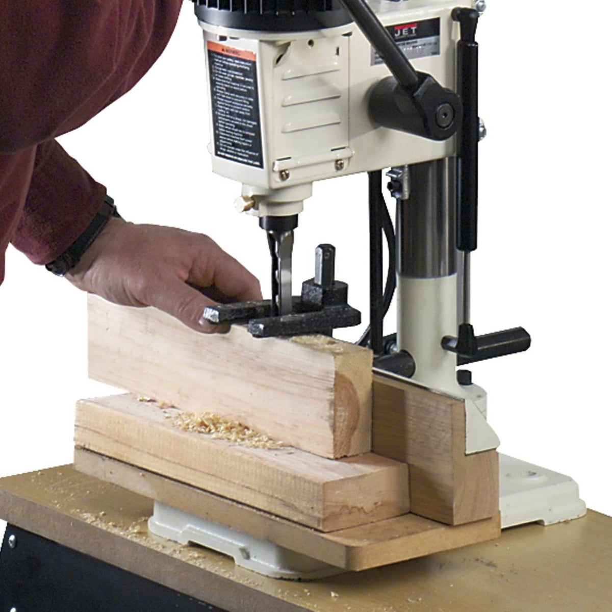 Jet 708580 Benchtop Woodworking Hollow Chisel Mortiser Drill Mortising Machine