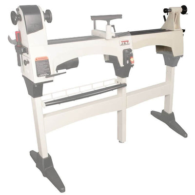 Jet Woodworking JWL-1221VS 22.5 Inch Lathe Double Size Bed Extension Kit, White