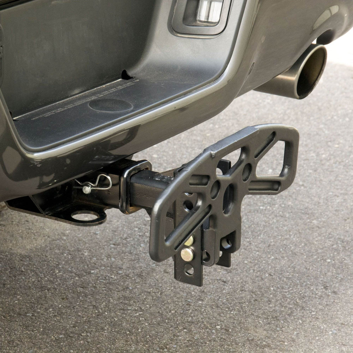 Curt Front & Rear Channel Mount Folding Trailer Tow Hitch Step (Open Box)