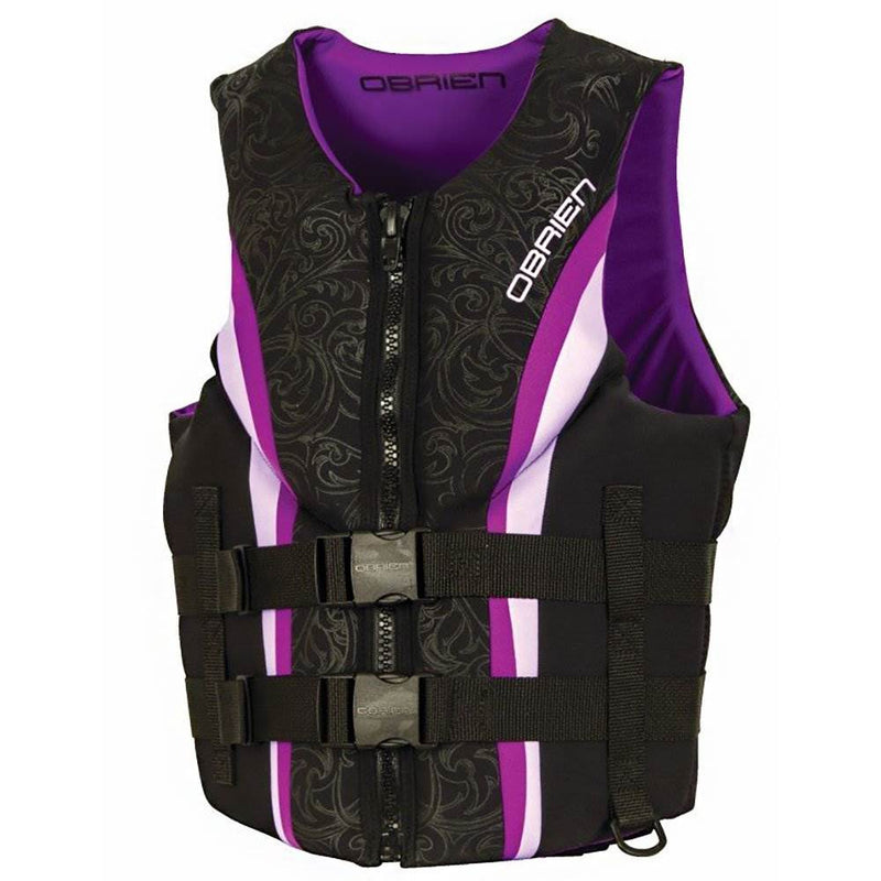 OBrien 2018 Womens Purple Neo Impulse Biolite Wakeboard Life Vest, XS (2 Pack)