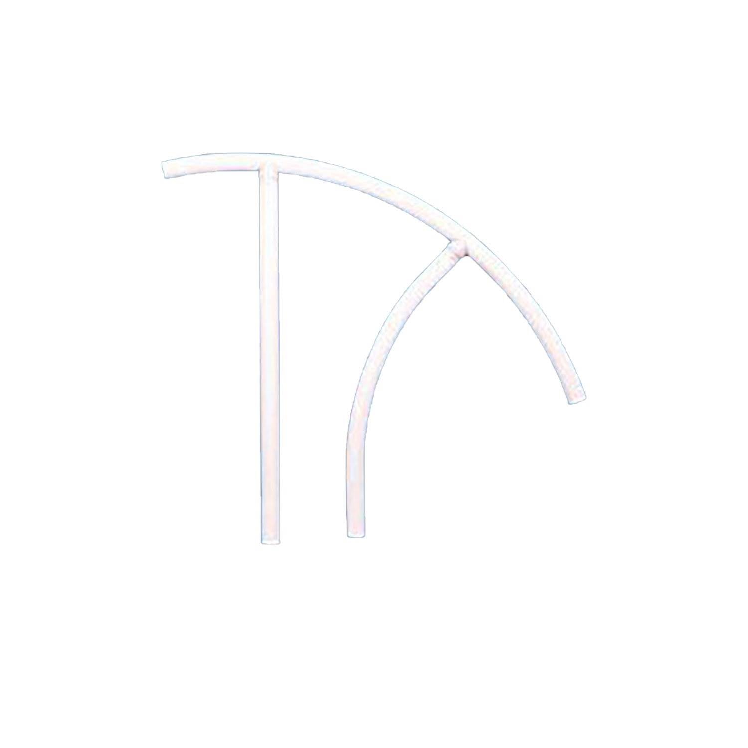 Saftron TRTD 130-W High Impact Marine Grade Triton Grab Rail, White (2 Pack) - VMInnovations