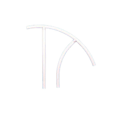 Saftron TRTD 130-W High Impact Marine Grade Triton Grab Rail, White (2 Pack) - VMInnovations