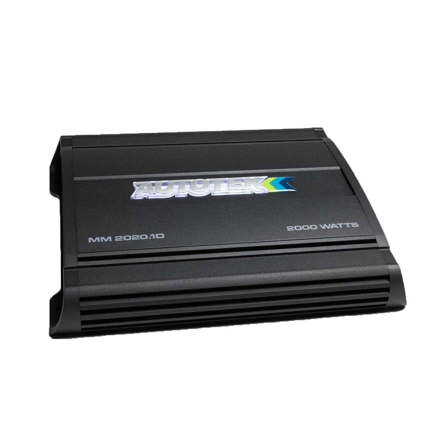 Autotek Mean Machine 2000W Mono Amplifier 1 Ohm Stable Car Audio Amp (2 Pack)