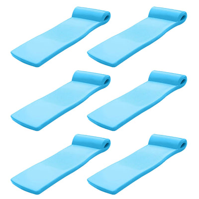 TRC Recreation Super Soft Ultra Sunsation Pool Float Water Lounger Raft (6 Pack)