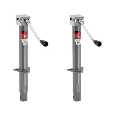 Fulton Bulldog Sidewind 5000lb Lift Capacity A Frame Truck Trailer Jack (2 Pack)