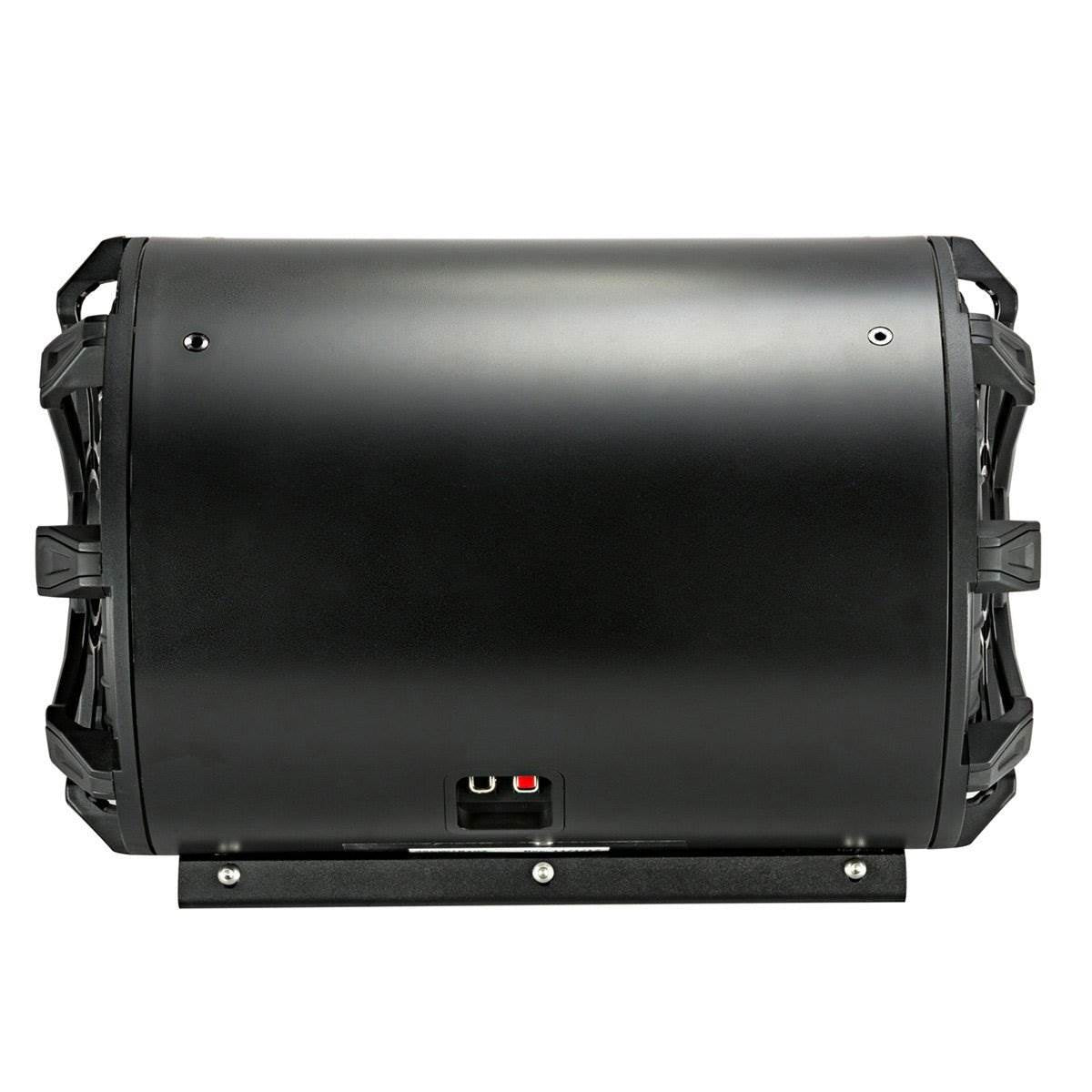 Kicker Car Audio Tube Enclosure with 8 Inch 4 Ohm Subwoofer and Grill (2 Pack)