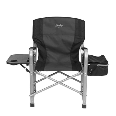 Kamp-Rite Camp Folding Director's Chair with Table, Cooler, and Opener (Damaged)