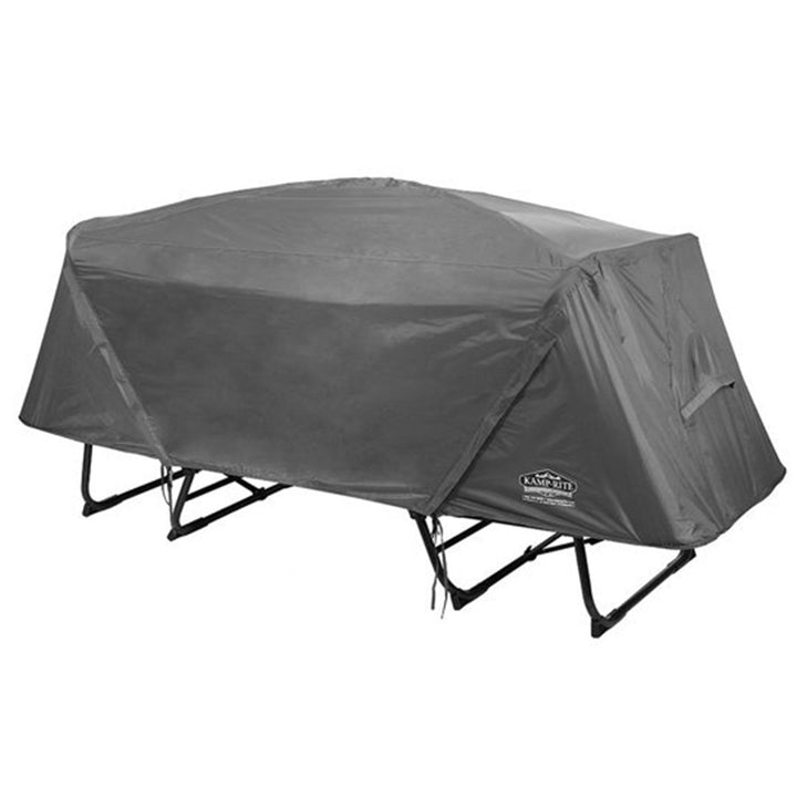Kamp-Rite Oversized Quick Setup 1 Person Cot, Lounge Chair, & Tent w/Domed Top - VMInnovations