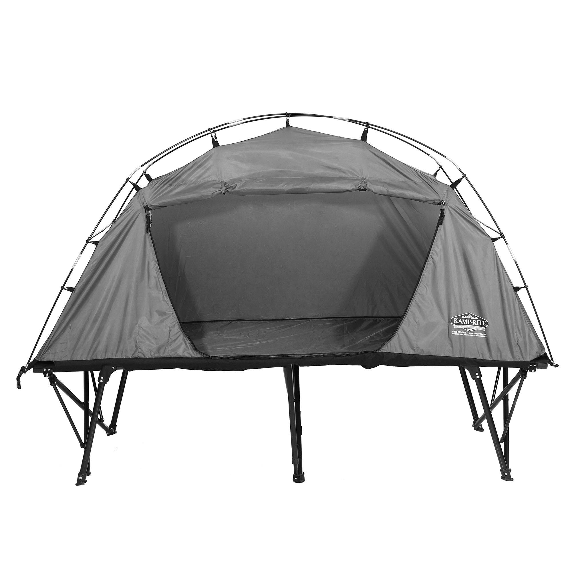 Kamp Rite CTC XL Compact Light Backpacking Camping Tent Cot, Gray (Open Box)