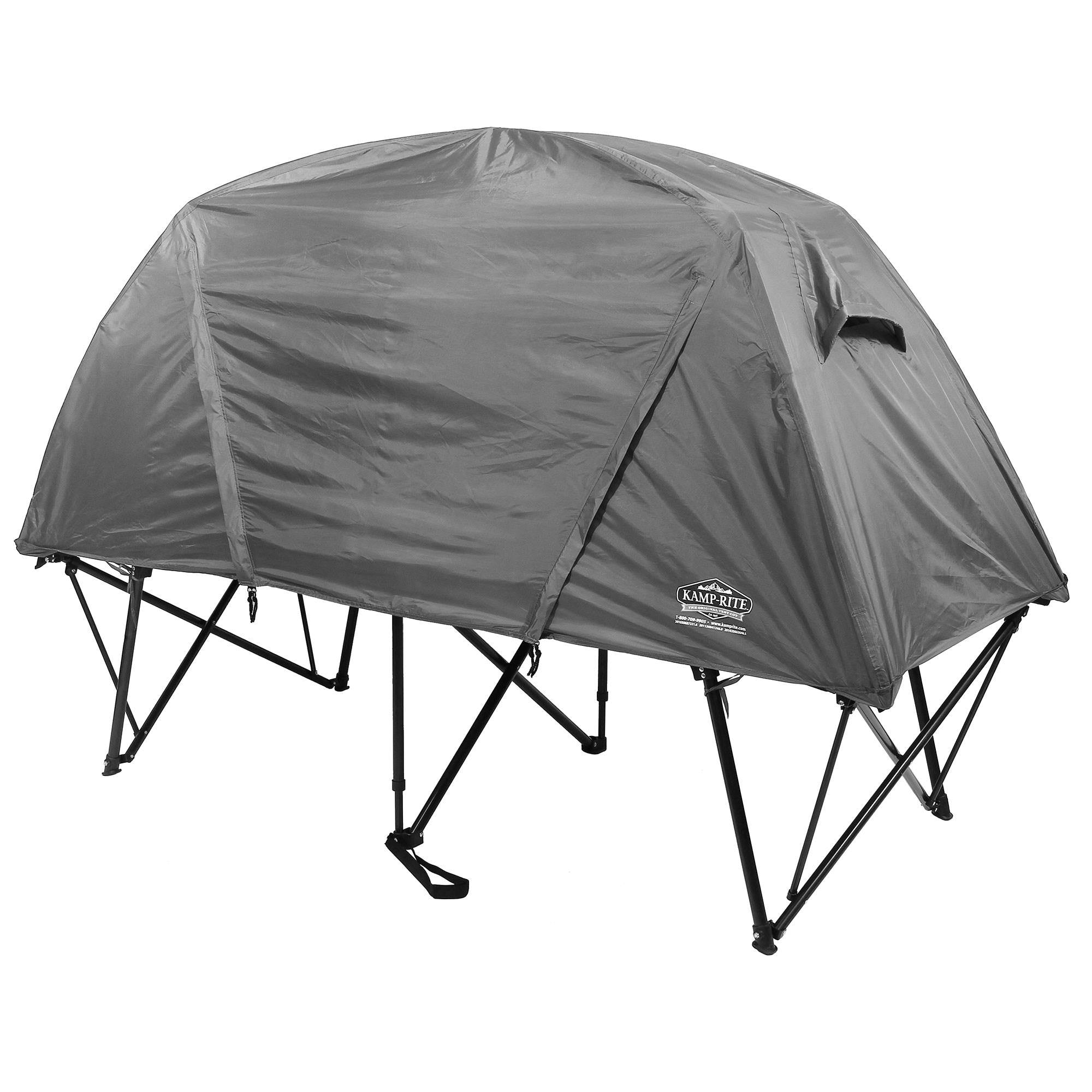 Kamp-Rite CTC XL Compact Collapsible Backpacking Camping Tent Cot, Gray (Used)