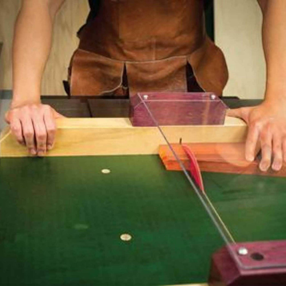 Microjig GR100 Woodworking 3 Directional Table Saw Pushblock, Miter Bars & Stops