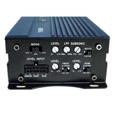 Hifonics THOR Compact 600 Watt 5 Channel Marine ATV Audio Amplifier (2 Pack)