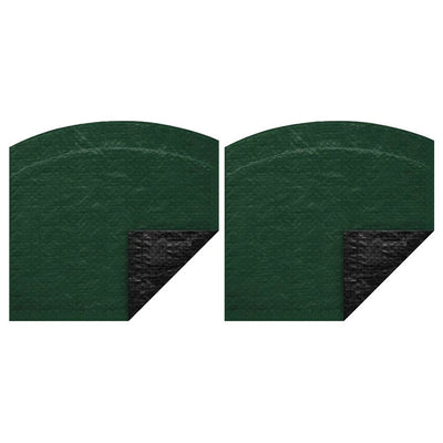 Swimline 18' x 34' Oval RipStopper Strong Winter Swimming Pool Cover (2 Pack)