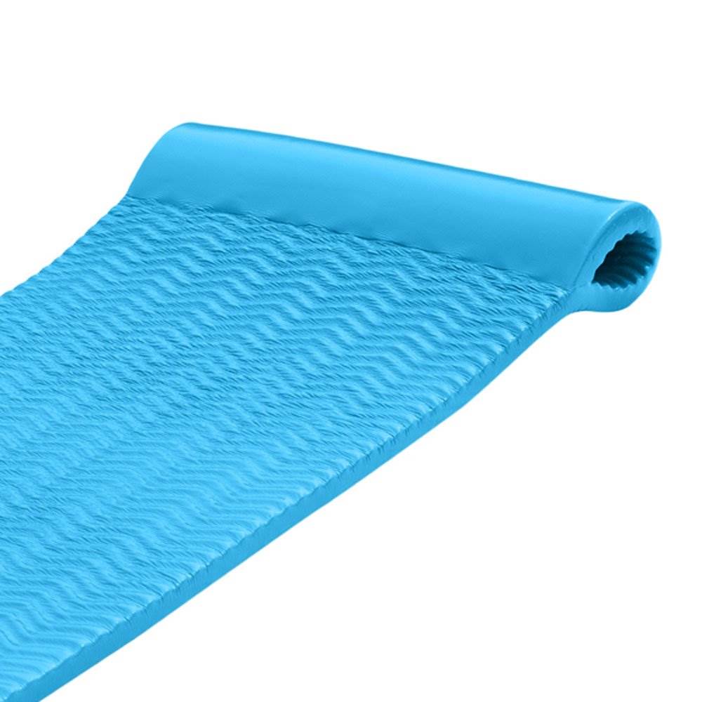 TRC Recreation Serenity 70 Inch Foam Mat Raft Lounger Pool Float, Blue (6 Pack)