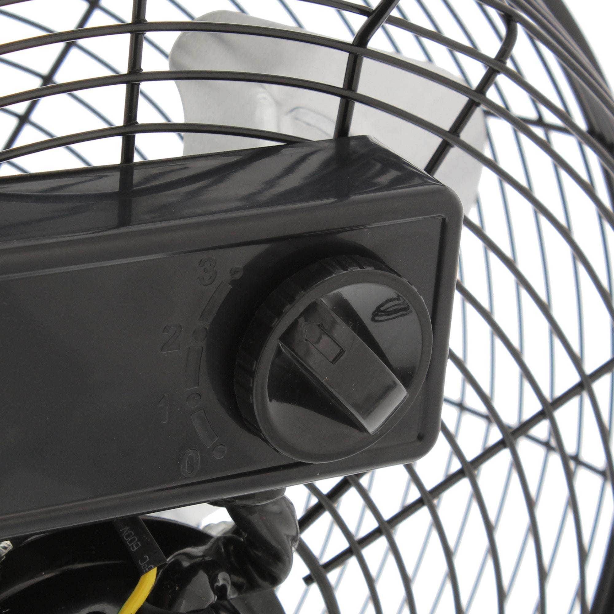 Comfort Zone 12" 3 Speed 180-Degree Adjustable Cradle Fan, Black (2 Pack)