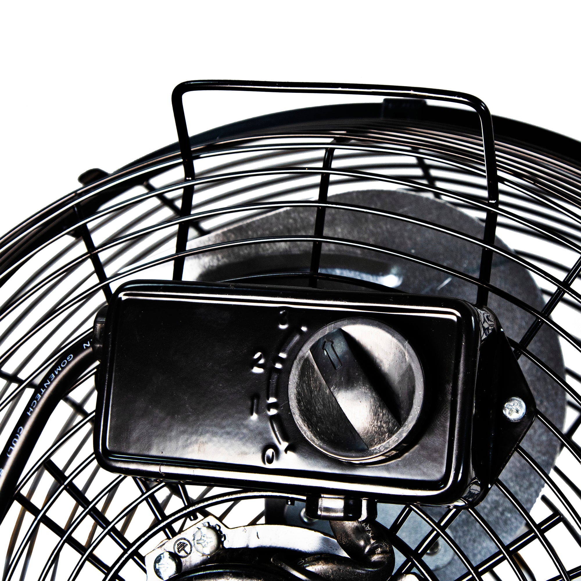 Comfort Zone 12" 3 Speed 180-Degree Adjustable Cradle Fan, Black (2 Pack)