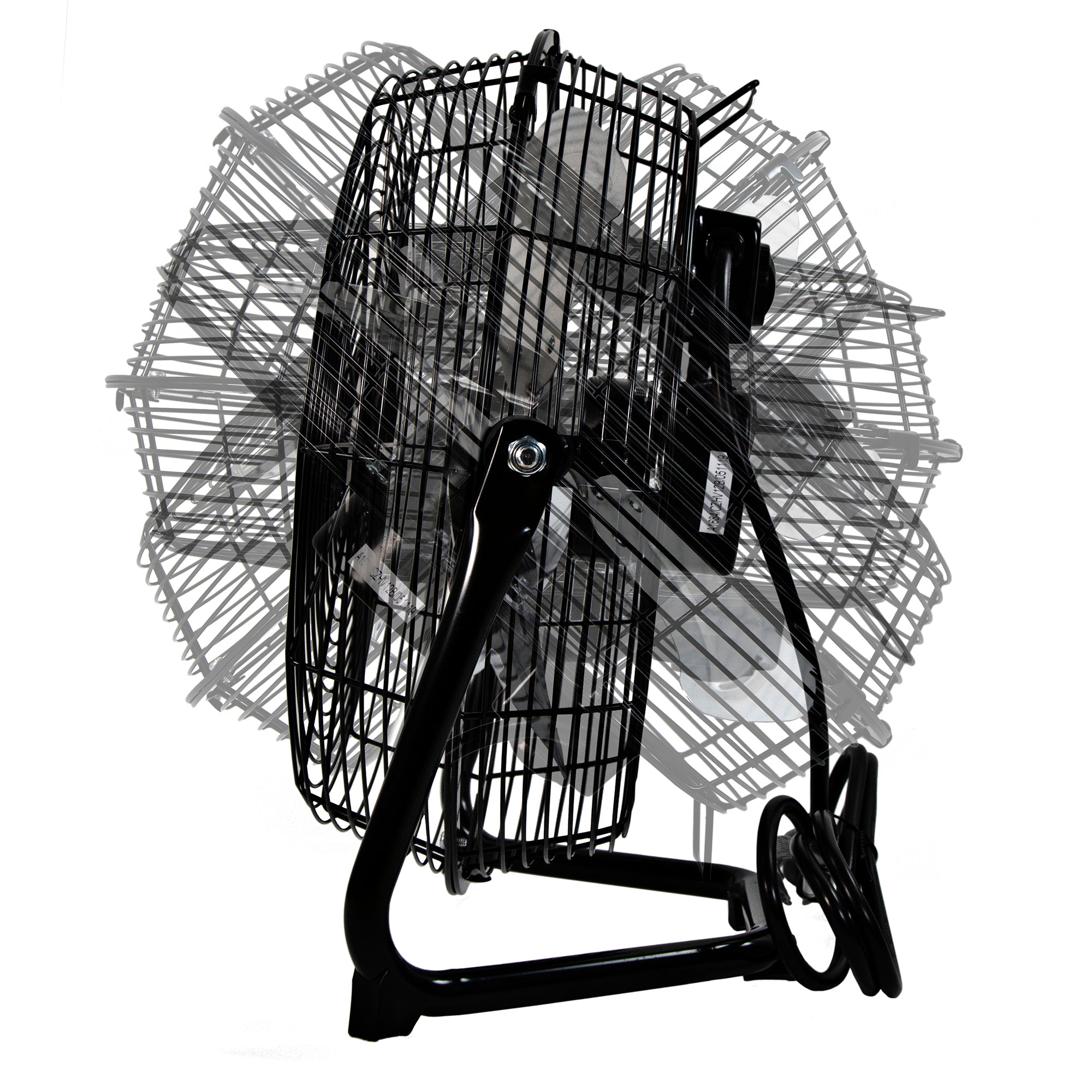 Comfort Zone 12" High-Velocity 3 Speed 180-Degree Cradle Fan, Black (Open Box) - VMInnovations
