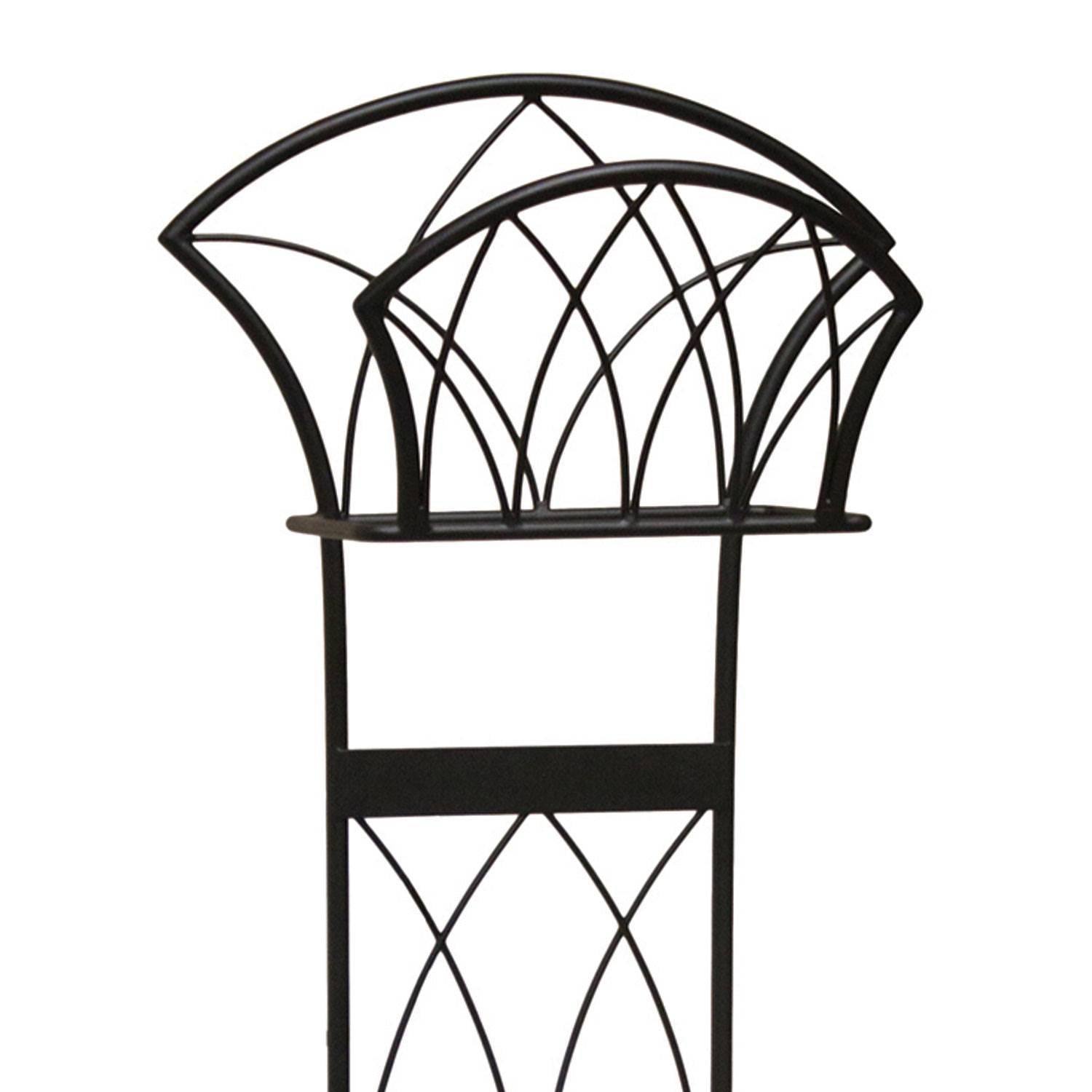 Liberty Garden Steel Decorative Garden Hose Stand with Gothic Design (4 Pack) - VMInnovations