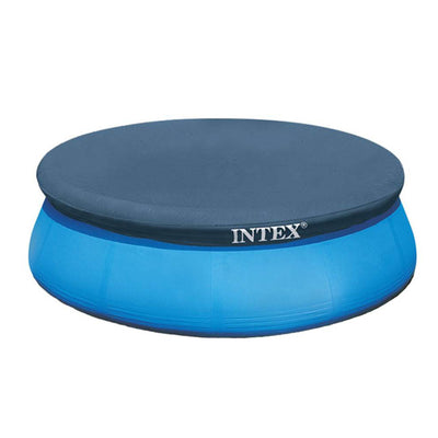 INTEX 8' x 30" Easy Set Inflatable Above Ground Swimming Pool with Pump & Cover