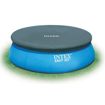 INTEX 8' x 30" Easy Set Inflatable Above Ground Swimming Pool with Pump & Cover