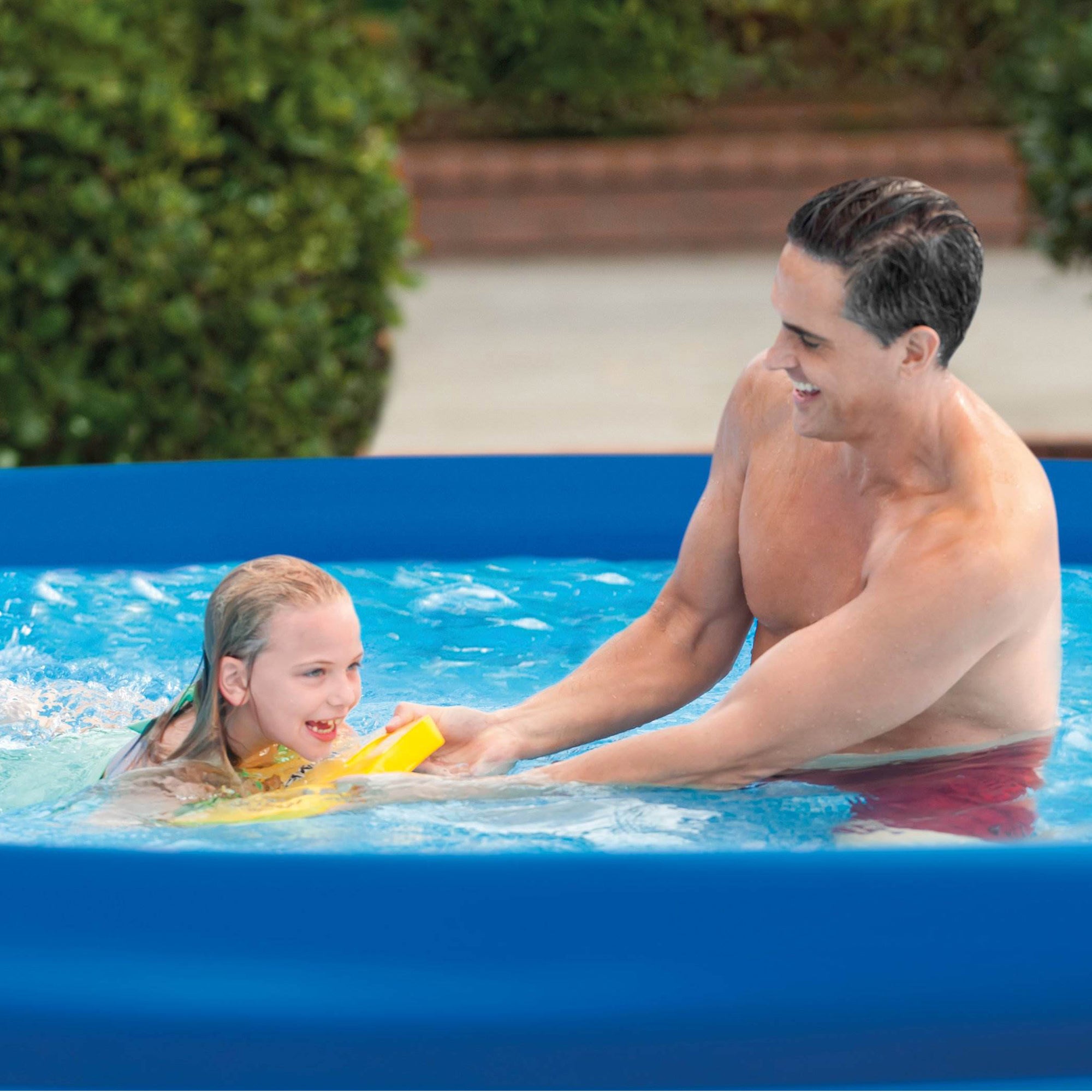 Intex 15' x 33" Easy Set Above Ground Swimming Pool, Filter Pump & Cover Tarp