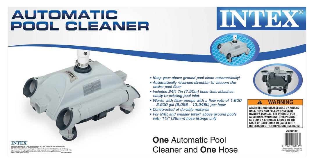 Intex Automatic Above-Ground Swimming Pool Vacuum & Mounted Automatic Skimmer