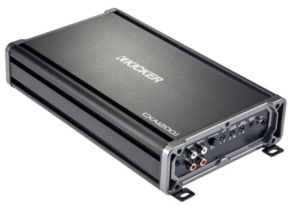 Kicker CX1200.1 2400W Mono D Car Amplifier Amp 1200W RMS | 43CXA12001 (2 Pack)
