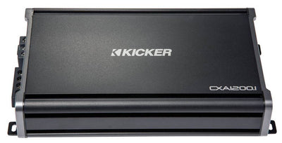 Kicker CX1200.1 2400W Mono D Car Amplifier Amp 1200W RMS | 43CXA12001 (2 Pack)