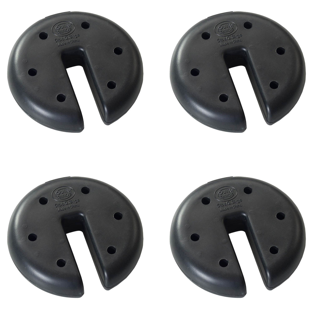 Quik Shade Instant Canopy Pop Up Disc Shaped Anchor Weight Plates Kit, Set of 4 (Refurbished)