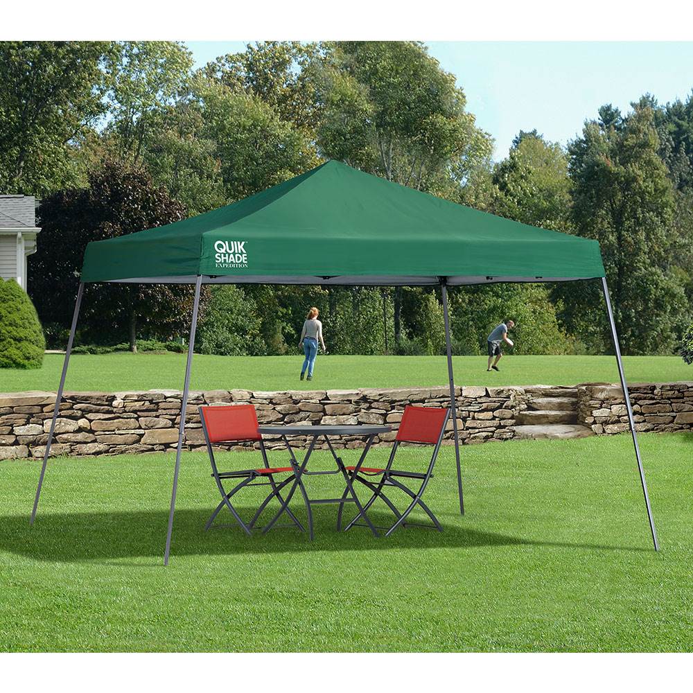 Quik Shade Expedition 12 x 12 Foot Pop Up Canopy, Green (Open Box)