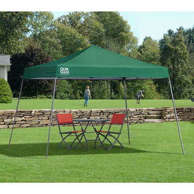 Quik Shade Expedition 12 x 12 Foot Pop Up Canopy, Green (Open Box)