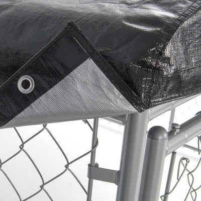 WeatherGuard 10' x 10' Dog Run Kennel Waterproof Roof Cover Only (2 Pack) - VMInnovations