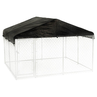 WeatherGuard 10' x 10' Dog Run Kennel Waterproof Roof Cover Only (2 Pack) - VMInnovations