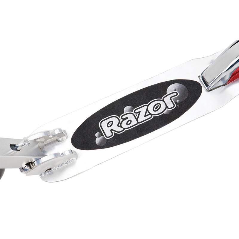 Razor A5 Lux Kids Folding Aluminum Portable Kick Push Scooter, Red (2-Pack)