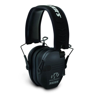 Walker's Razor Series Hearing Protection Earmuff, Black (Certified Refurbished)