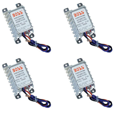 Boss 12 Amp 180W Car Radio/Amplifier Noise Suppressor B15 12V Audio (4 Pack)
