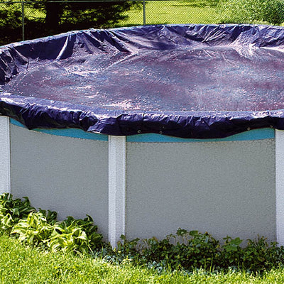 Swimline 18' Round Above Ground Winter Pool Cover (2 Pack) & Air Pillow (2 Pack)