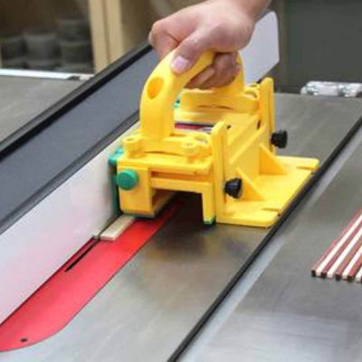 Microjig GR100 Woodworking Table Saw 3D Pushblock w/ 1/8-Inch Leg & Gravity Heel