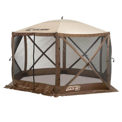 Clam Quick Set Escape Pop Up Camping Outdoor Canopy Gazebo Shelter with 6 Panels