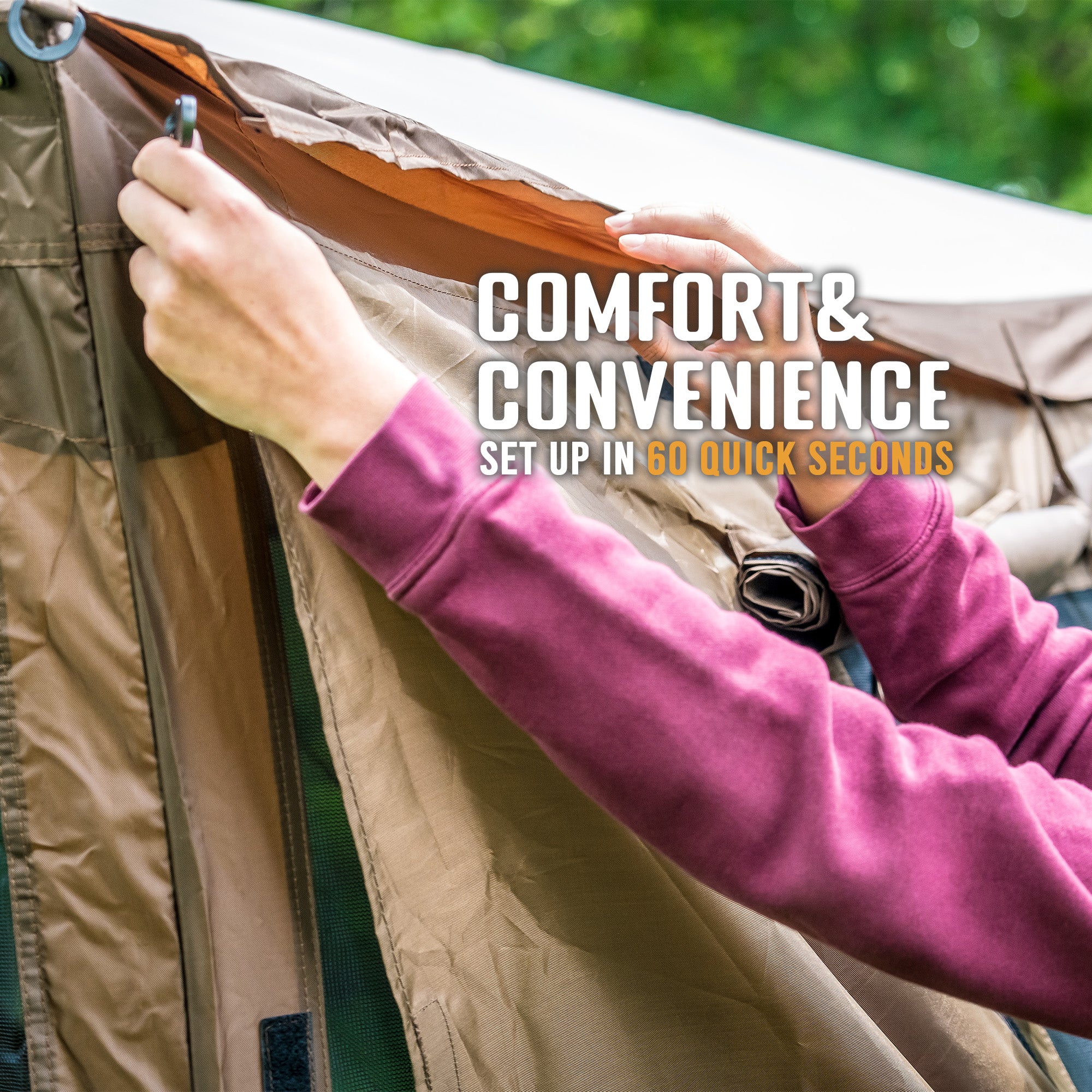 Clam Quick Set Escape Pop Up Camping Outdoor Canopy Gazebo Shelter with 6 Panels - VMInnovations