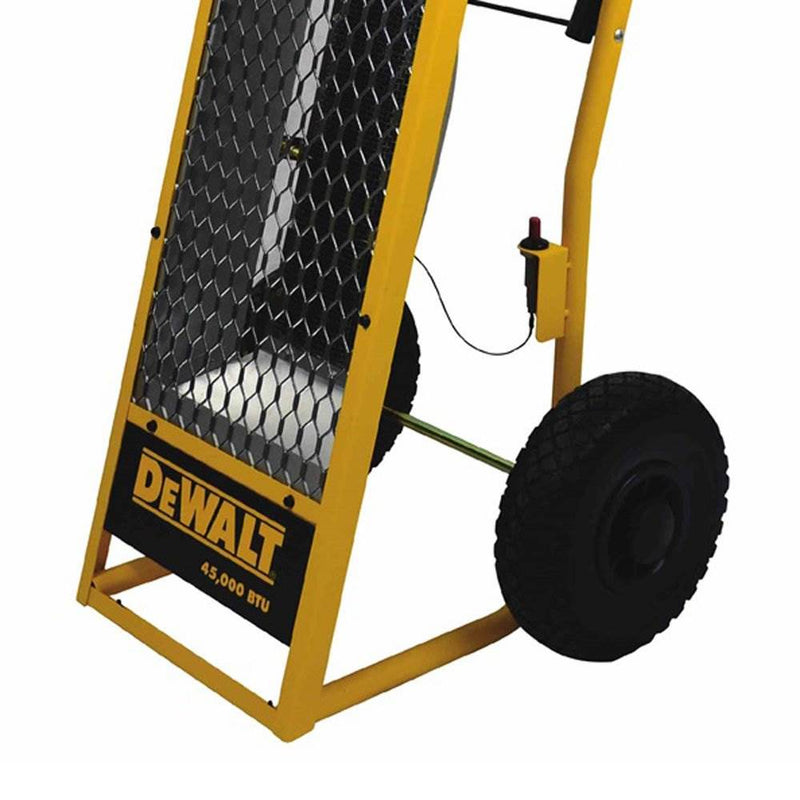 Dewalt Heavy Duty 45000 BTU Radiant Propane Portable Job Site Heater (2 Pack)