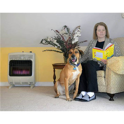 Mr. Heater 20000 BTU Vent Free Natural Gas Indoor Outdoor Space Heater (2 Pack)