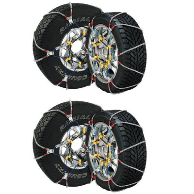 Security Chain SZ441 Super Z6 Car Truck Snow Radial Cable Tire Chain, 4 Pack