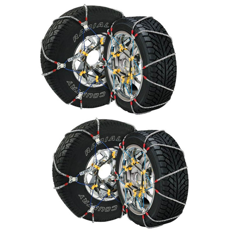 Security Chain SZ447 Super Z6 Car Truck Snow Radial Cable Tire Chain, 4 Pack