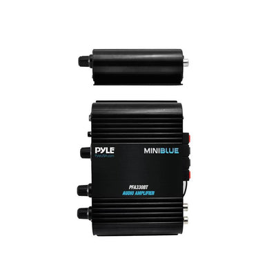 Pyle 90 Watt Bluetooth Mini Blue Compact Home Studio Class T Amplifier  (2 Pack)