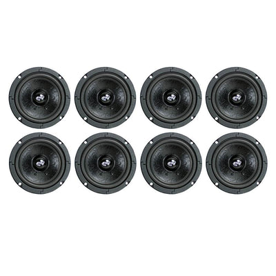 Pyle Pro 5" 200W Car DJ Home Mid Bass Mid Range Speaker Driver Audio (8 Pack)