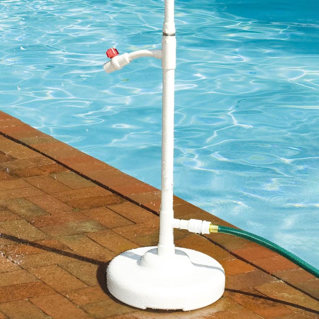 HydroTools 89031 Pool Spa Poolside PVC Hose Hookup Shower Ball Valve (2 Pack)
