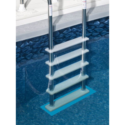 Vinyl Works A Frame Ladder for Swimming Pools 48 to 56 Inch Tall and Ladder Mat
